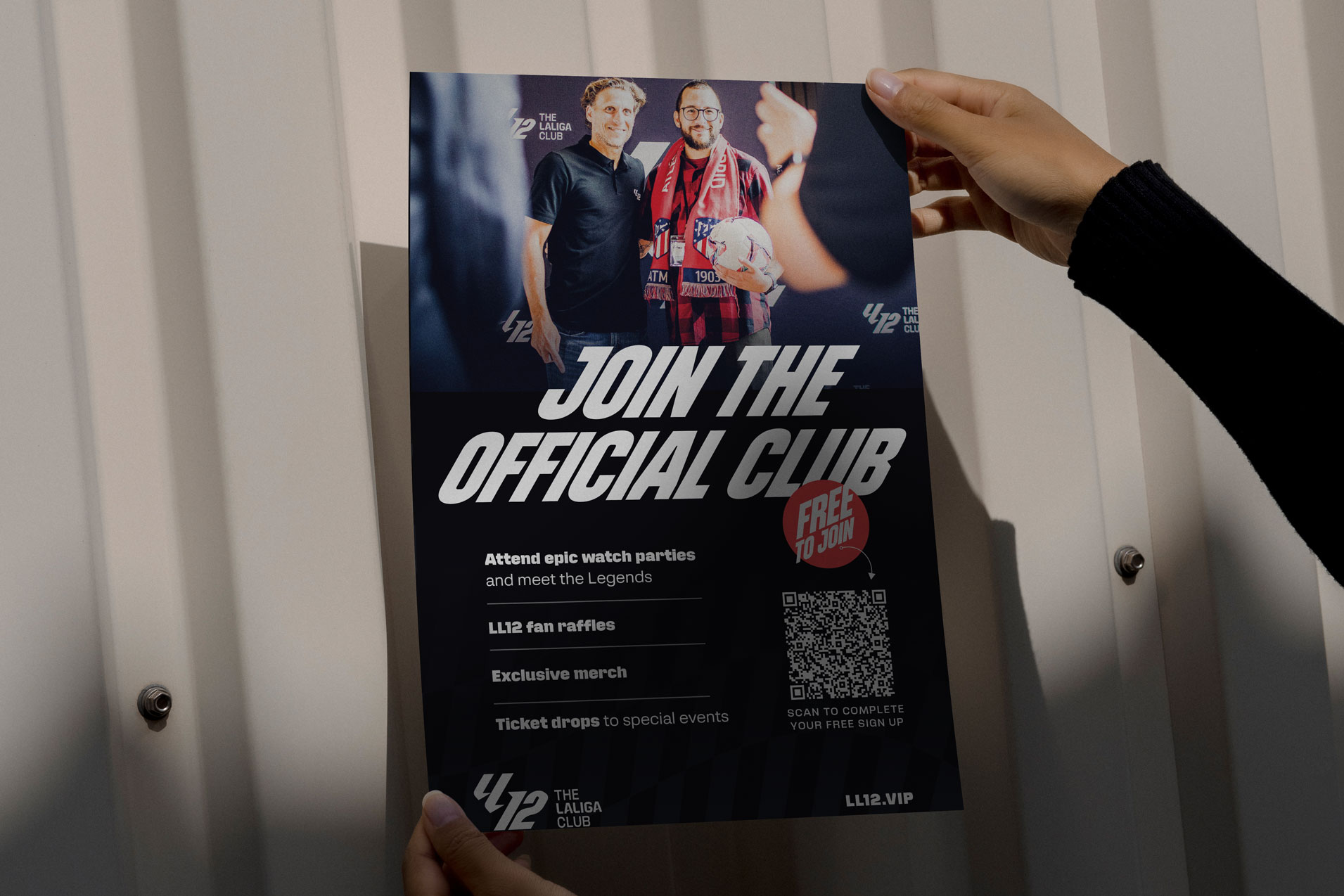 El Partidazo watch party flyer featuring Diego Forlán