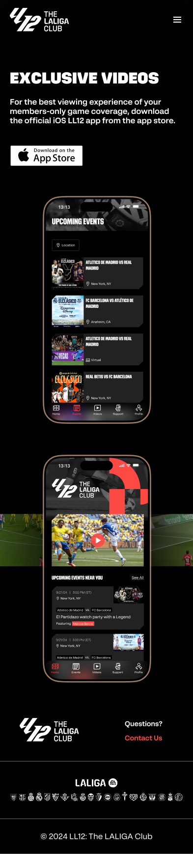 LL12 member portal mobile: Videos